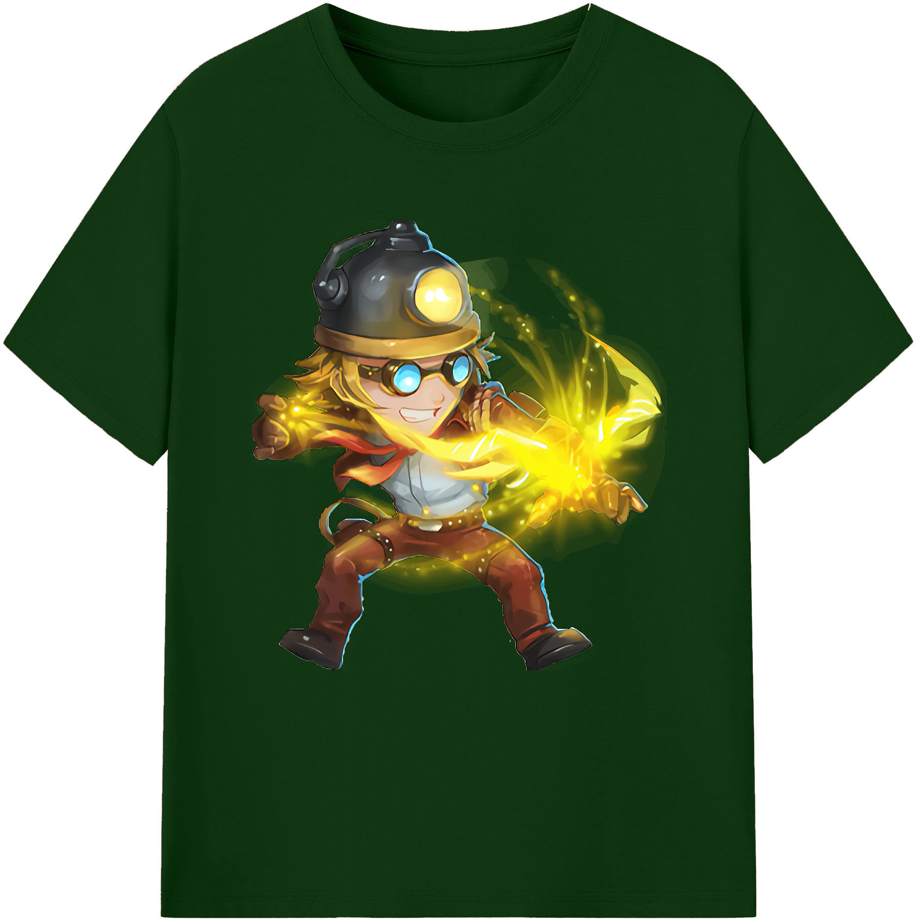 リーグ・オブ・レジェンド League of Legends LOL 綿100％半袖Tシャツ（フロントプリント）